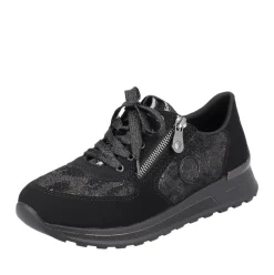 Rieker Damen Sneaker by Rieker nachtschwarz S23 N1411-90