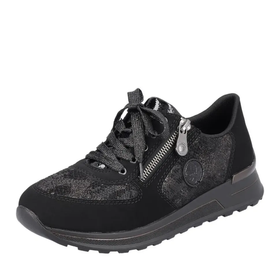 Rieker Damen Sneaker by Rieker nachtschwarz S23 N1411-90