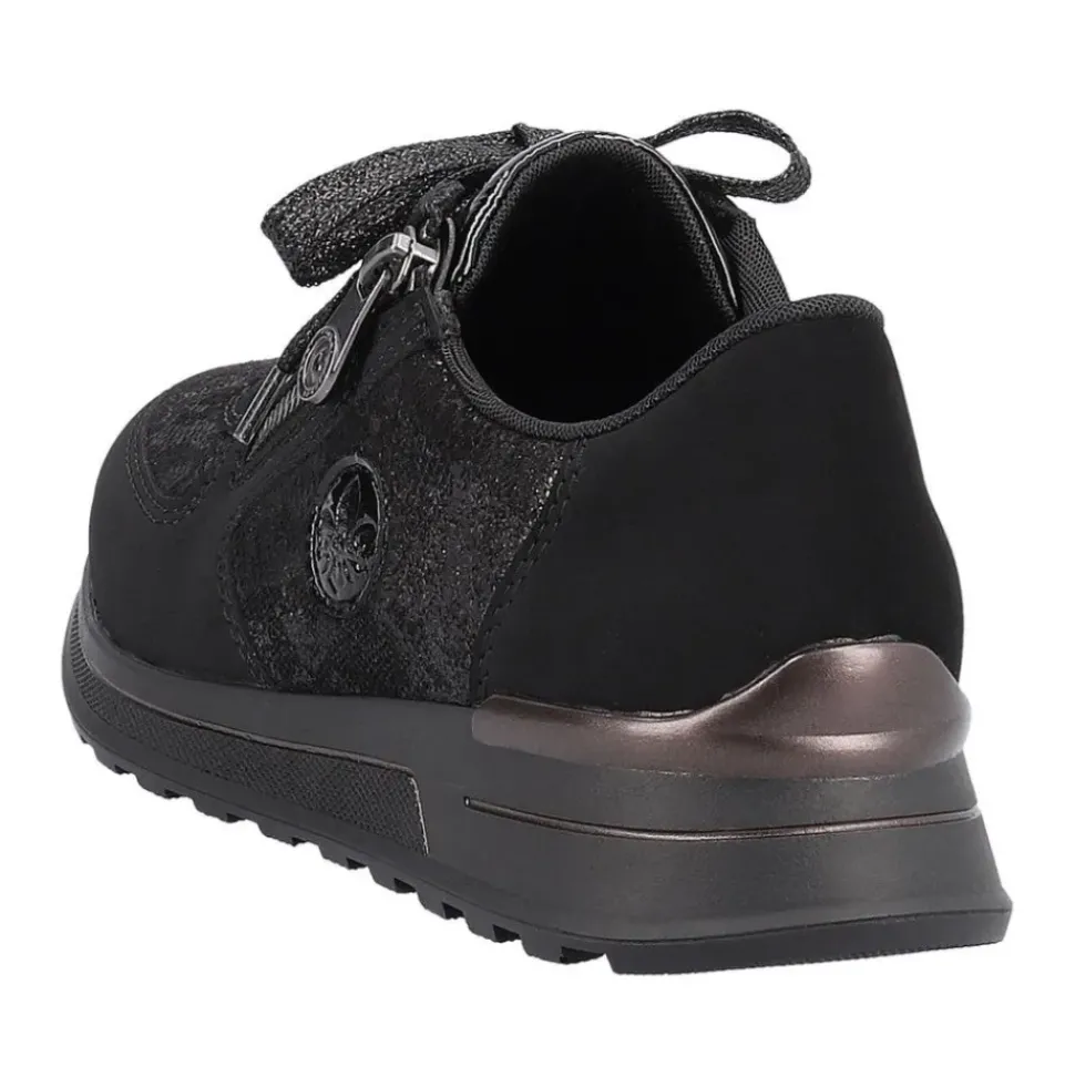 Rieker Damen Sneaker by Rieker nachtschwarz S23 N1411-90