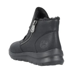 Rieker Damen Stiefelette Warmfutter Wechselfußbett schwarz S23 Z0051-01