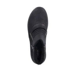 Rieker Damen Stiefelette Warmfutter Wechselfußbett schwarz S23 Z0051-01