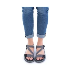 Rieker Damen Trekkingsandalen graphitschwarz S13 68871-00