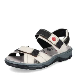 Rieker Damen Trekkingsandalen perlweiß S13  68851-80