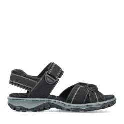 Rieker Damen Trekkingsandalen asphaltschwarz S13  68851-02