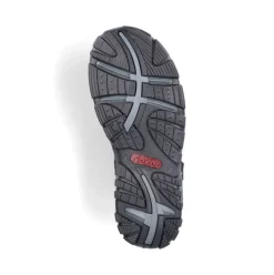 Rieker Damen Trekkingsandalen asphaltschwarz S13  68851-02