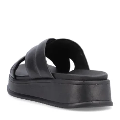 Rieker EVOLUTION Damen Pantolette Leder schwarz S13  W0802-00