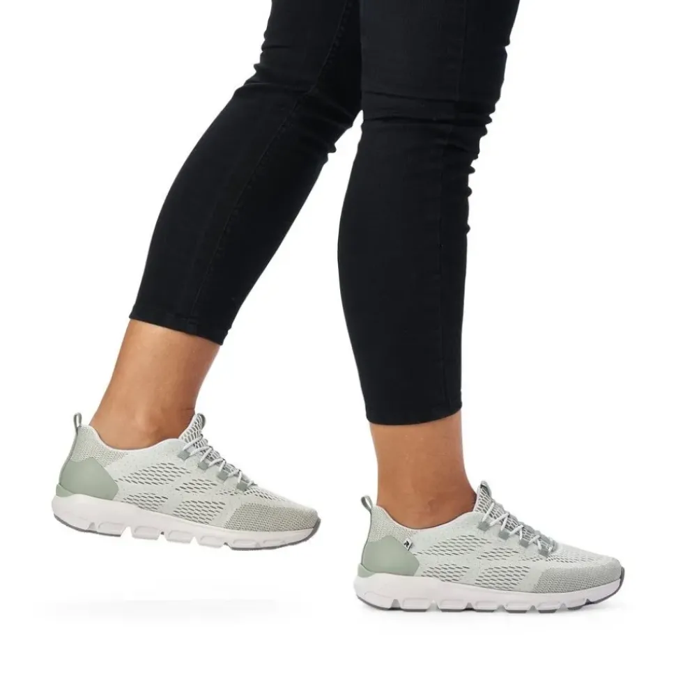 Rieker EVOLUTION Damen Sneaker Wechselfußbett grün S13 40403-52