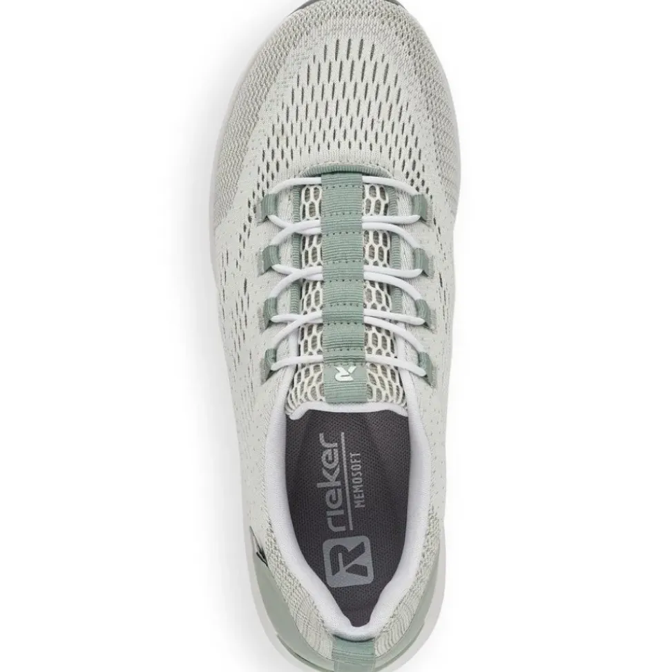Rieker EVOLUTION Damen Sneaker Wechselfußbett grün S13 40403-52