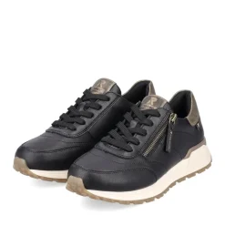 Rieker Evolution Damen Sneaker low Leder Wechselfußbett schwarz S24 W0604-00
