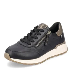 Rieker Evolution Damen Sneaker low Leder Wechselfußbett schwarz S24 W0604-00