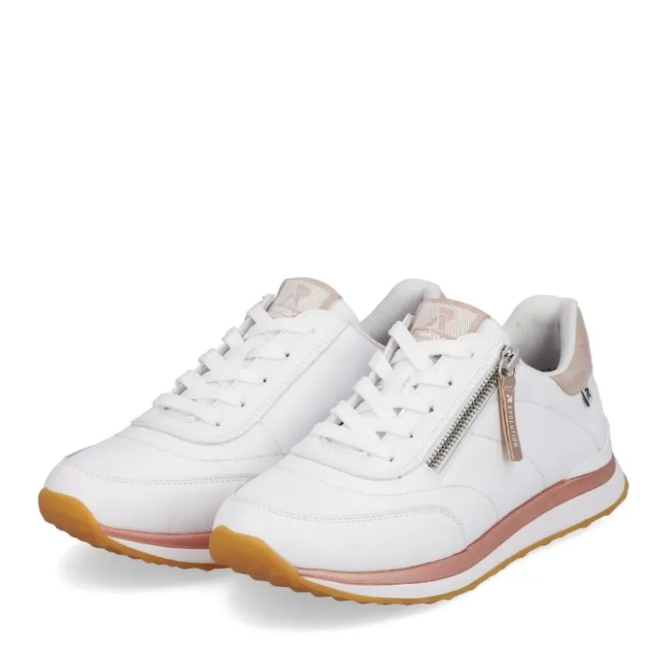 Rieker EVOLUTION Damen Sneaker Leder weiß S13 42505-80