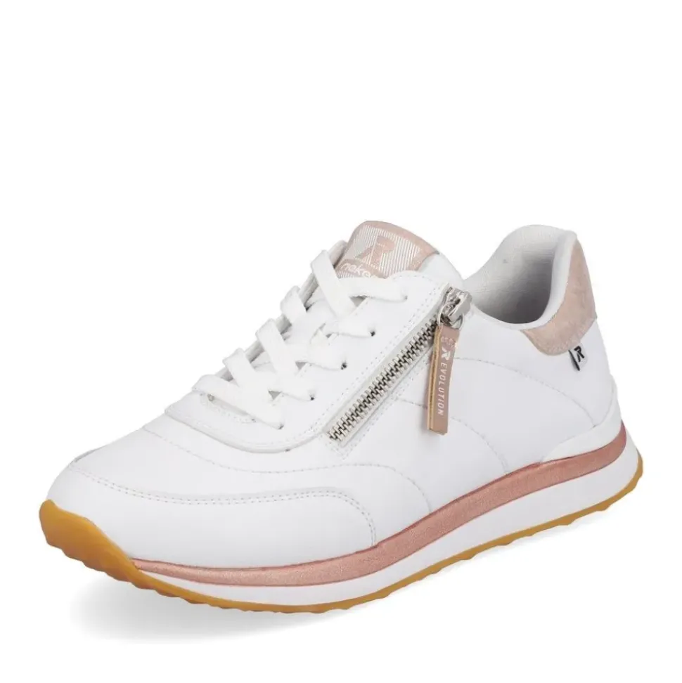 Rieker EVOLUTION Damen Sneaker Leder weiß S13 42505-80