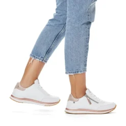 Rieker EVOLUTION Damen Sneaker Leder weiß S13 42505-80