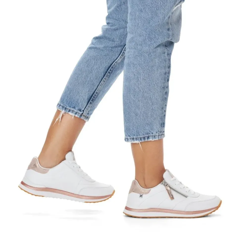 Rieker EVOLUTION Damen Sneaker Leder weiß S13 42505-80