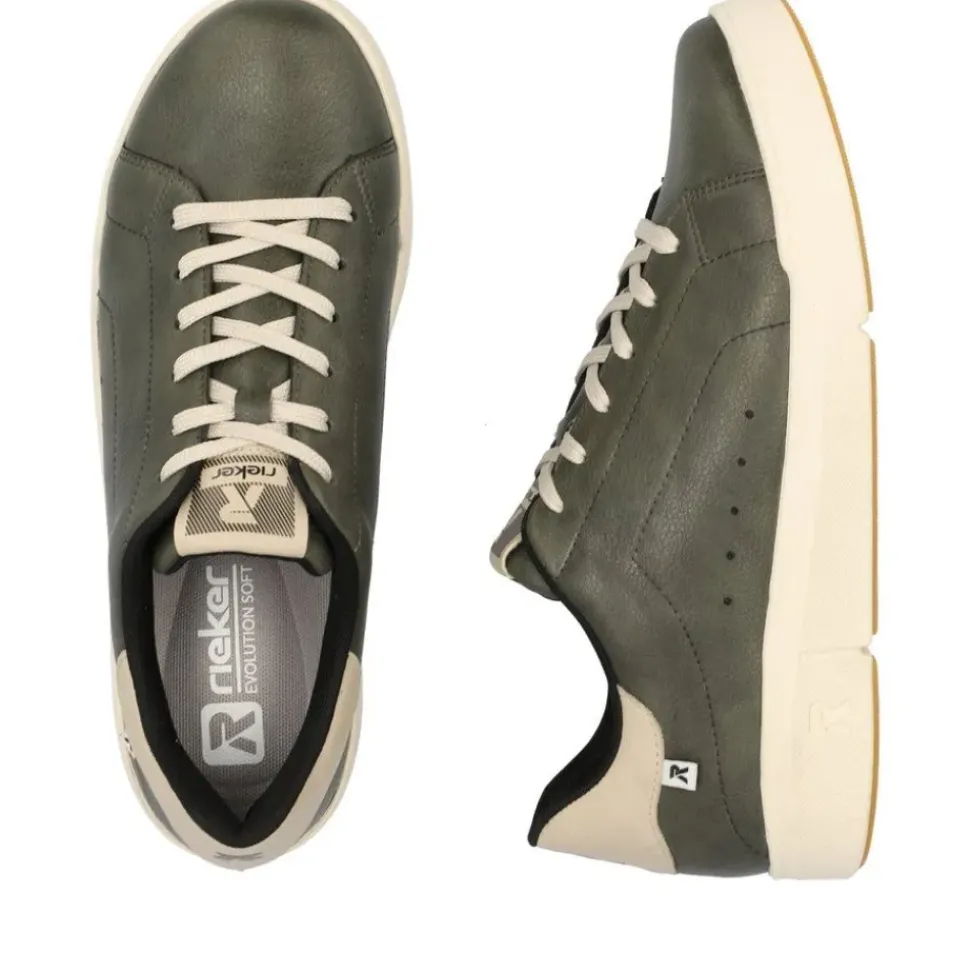 Rieker EVOLUTION Damen Sneaker khaki grey S23 41902-52