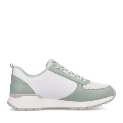 Rieker EVOLUTION Damen Sneaker Leder Wechselfußbett weiß S13 W0602-80
