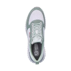 Rieker EVOLUTION Damen Sneaker Leder Wechselfußbett weiß S13 W0602-80