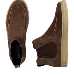 Rieker Evolution Herren Chelsea- Boots Rauleder Wechselfußbett braun S23 U0761-25