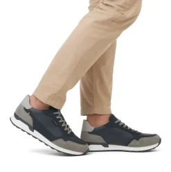 Rieker Evolution Herren Sneaker Leder Wechselfußbett grau S14 U0307-14