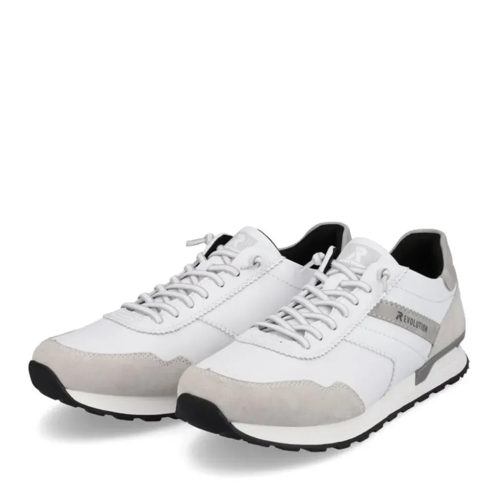 Rieker EVOLUTION Herren Sneaker Leder weiß S13 U0303-80