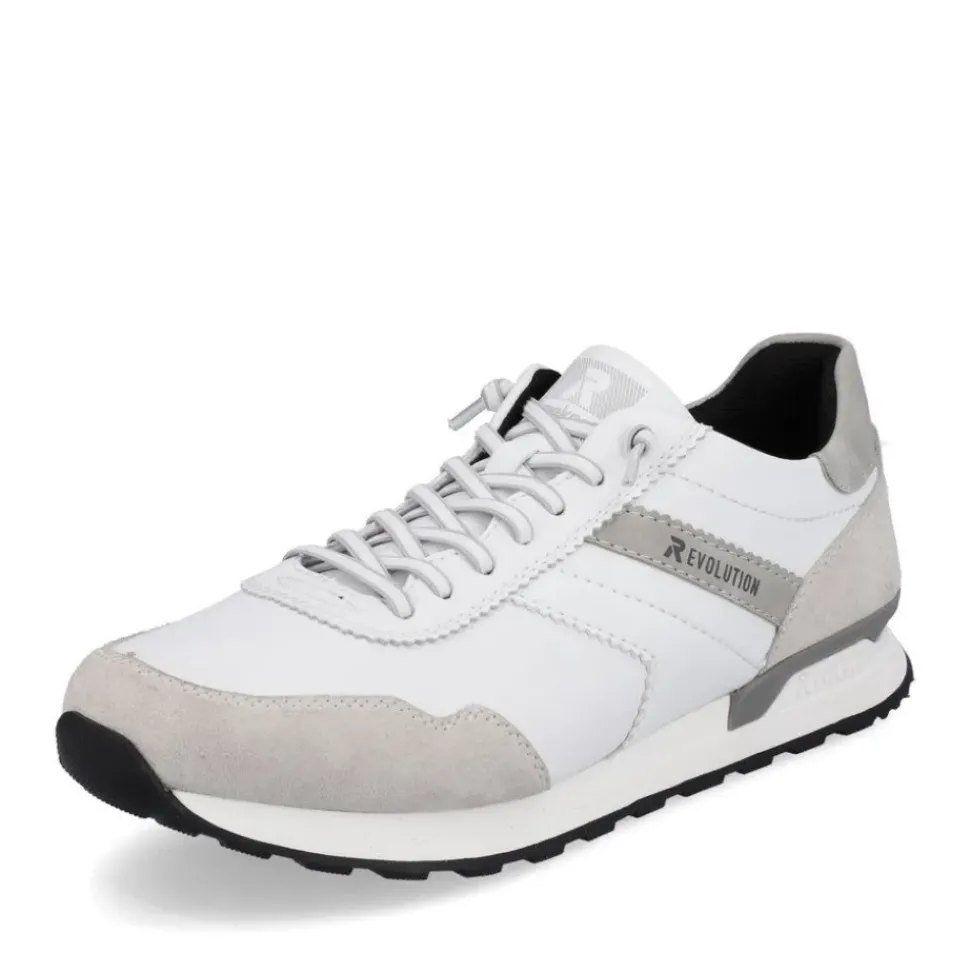 Rieker EVOLUTION Herren Sneaker Leder weiß S13 U0303-80