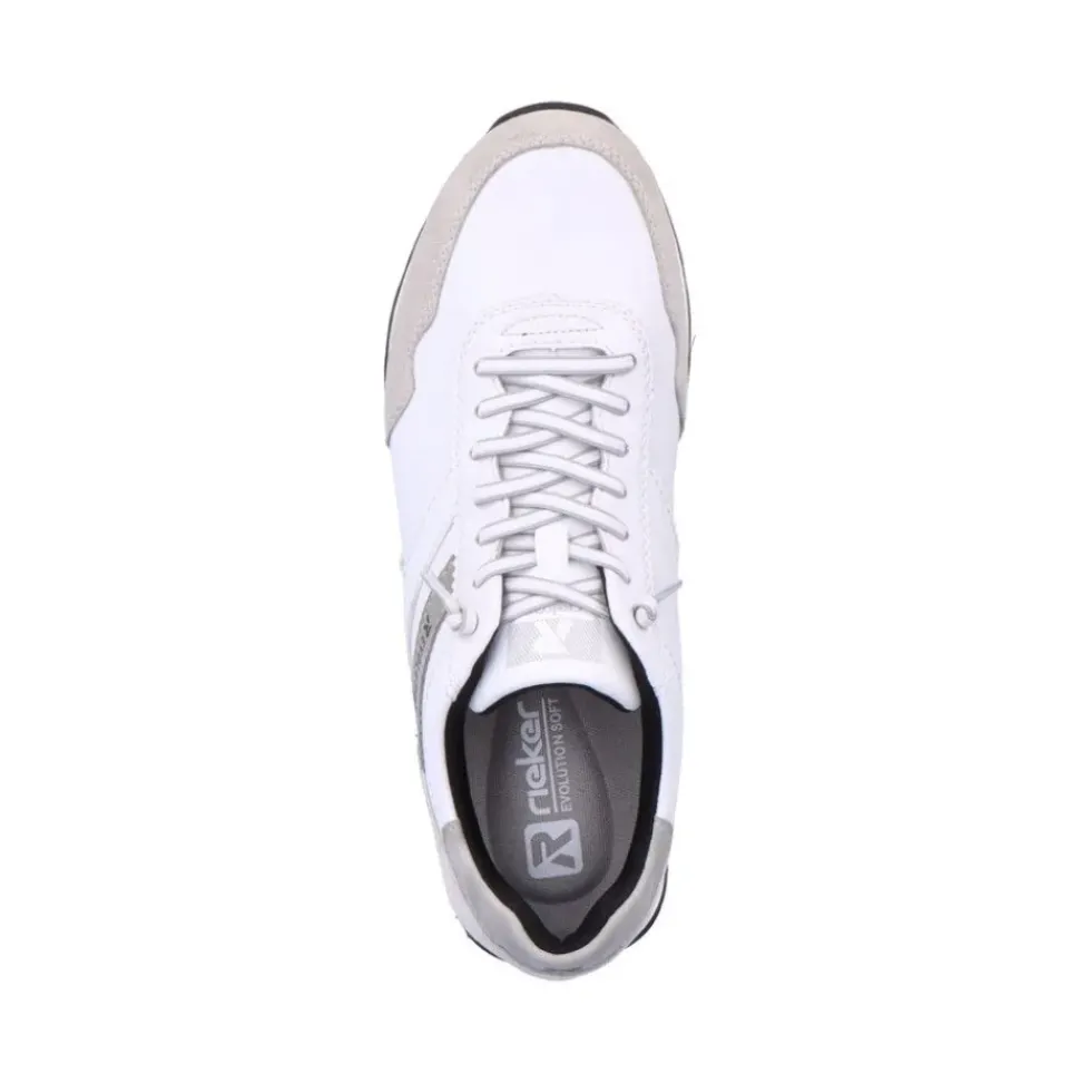Rieker EVOLUTION Herren Sneaker Leder weiß S13 U0303-80