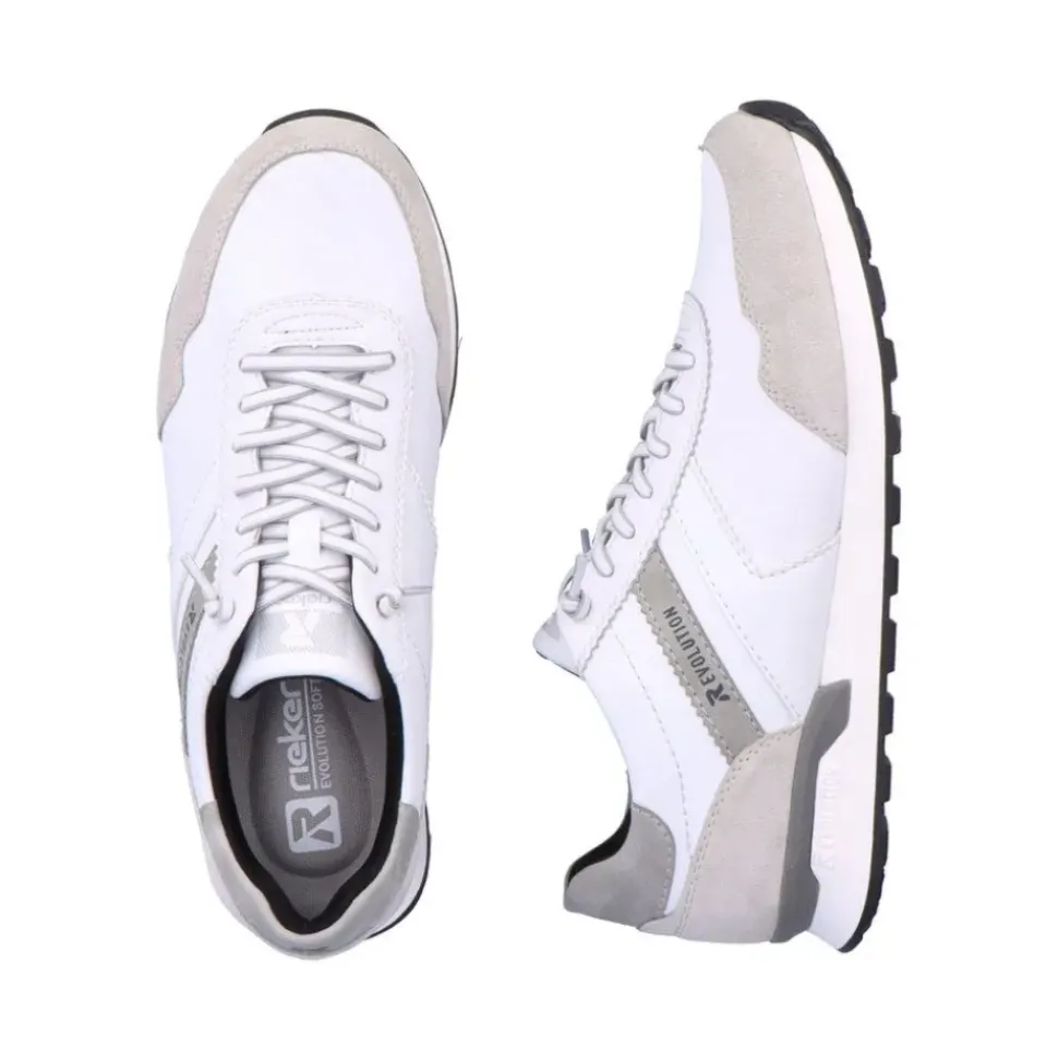 Rieker EVOLUTION Herren Sneaker Leder weiß S13 U0303-80