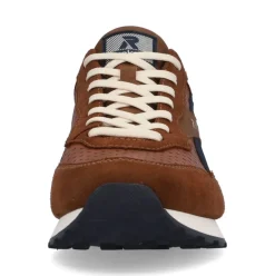 Rieker Evolution Herren Sneaker Halbschuh Leder Wechselfußbett durchbrochen braun S13 U0302-24