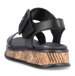 Rieker EVOLUTION Sandale Leder schwarz S14 W0800-00