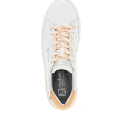 Rieker EVOLUTION Sneaker weiss aprikot S14 W0704-81