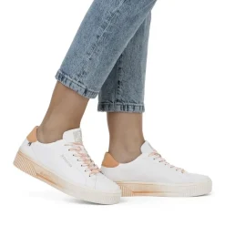 Rieker EVOLUTION Sneaker weiss aprikot S14 W0704-81