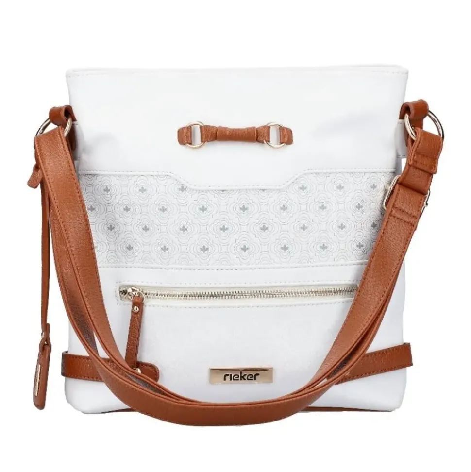 Rieker Handtasche Umhängetasche Crossbody Bag weiß S12 H1097-80
