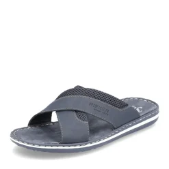 Rieker Herren Pantoletten marineblau S13  21090-14