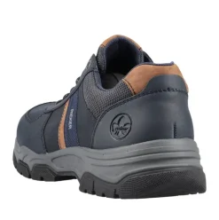 Rieker Herren Schnürschuhe blau-braun S23 11211-14