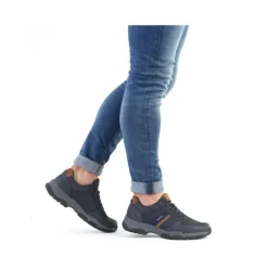 Rieker Herren Schnürschuhe blau-braun S23 11211-14