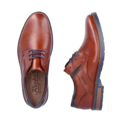 Rieker Herren Schnürschuhe kastanienbraun  S23  14621-24