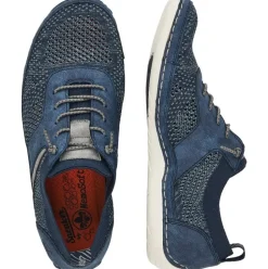 Rieker Herren Schnürschuhe pazifikblau 07551-15