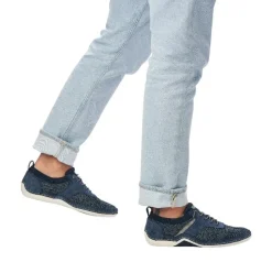 Rieker Herren Schnürschuhe pazifikblau 07551-15