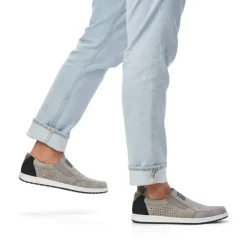 Rieker Herren Slipper mondgrau S13 18267-40