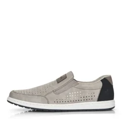 Rieker Herren Slipper mondgrau S13 18267-40