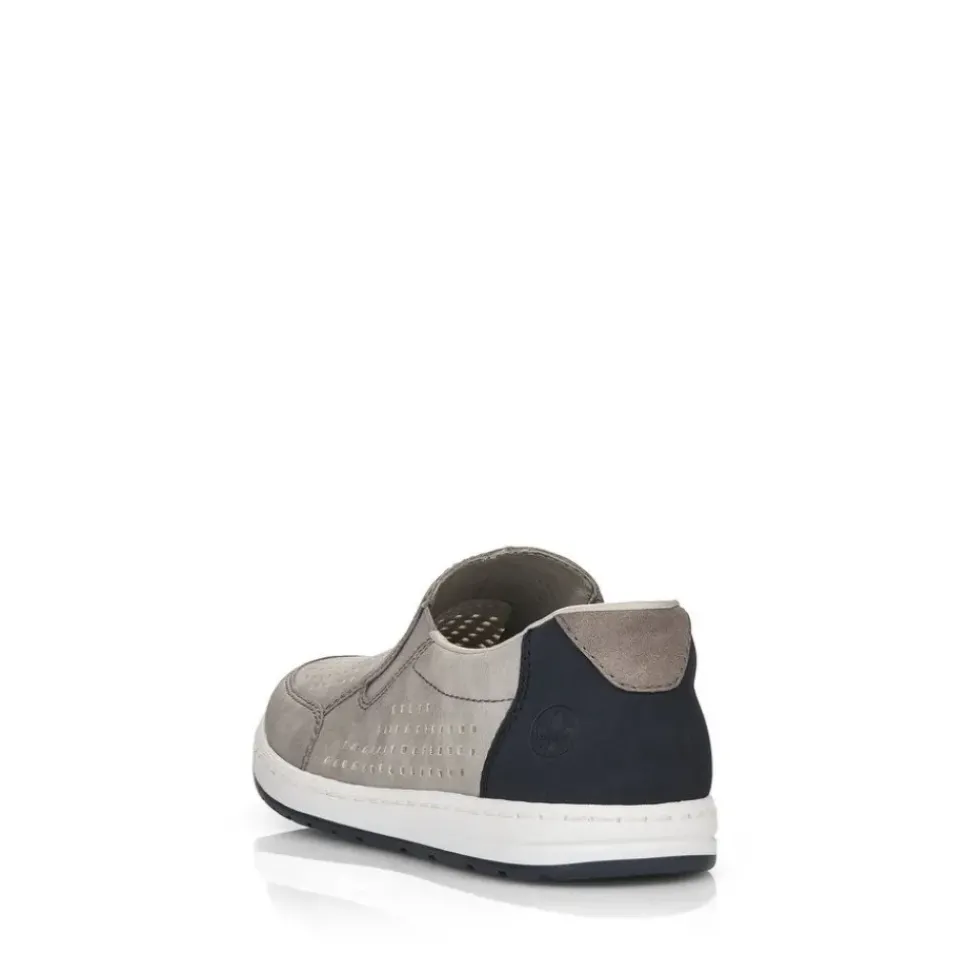 Rieker Herren Slipper mondgrau S13 18267-40
