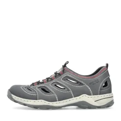 Rieker Herren Slipper mondgrau S13  08065-46