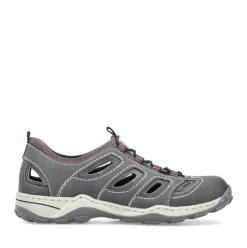 Rieker Herren Slipper mondgrau S13  08065-46