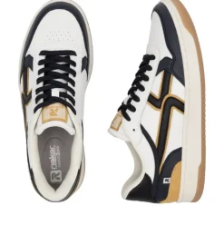 Rieker Herren Sneaker Low cremeweiß S24 U1900-81