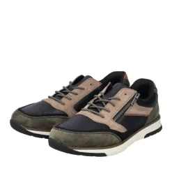 Rieker Herren Sneaker multicolor Komfortweite schwarz S23 B2003-90
