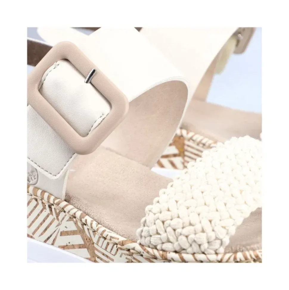Rieker Keilsandalette beige S14 V3950-61