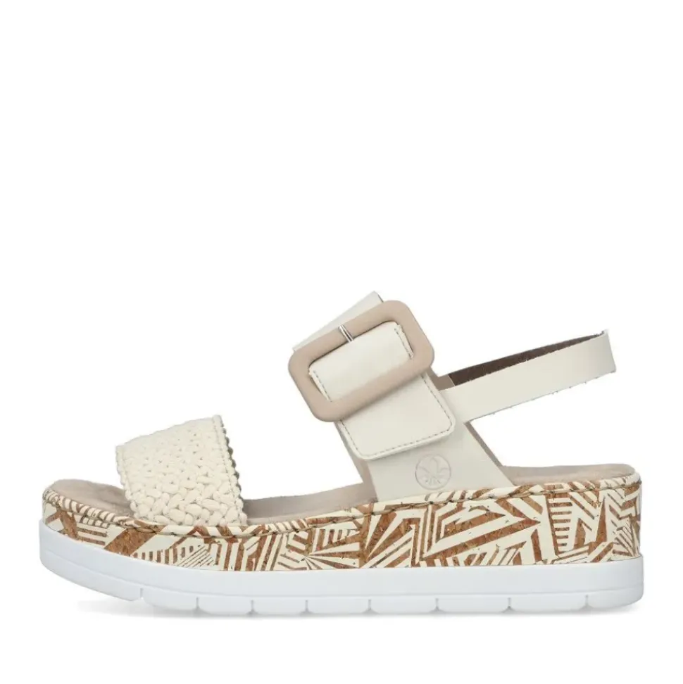 Rieker Keilsandalette beige S14 V3950-61