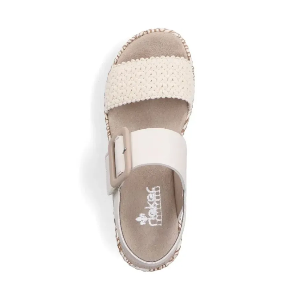 Rieker Keilsandalette beige S14 V3950-61
