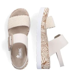 Rieker Keilsandalette beige S14 V3950-61