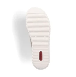 Rieker Keilsandalette H -Weite extra weit beige- silber S14 69260-60